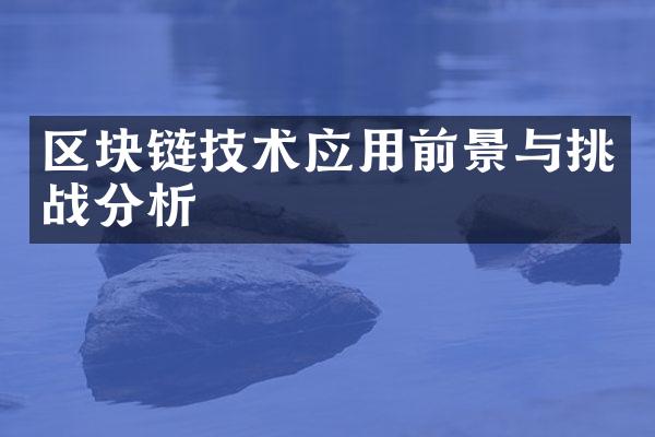 区块链技术应用前景与挑战分析