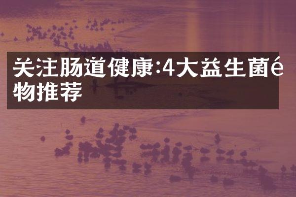 关注肠道健康:4大益生菌食物推荐