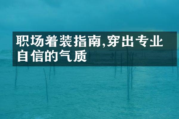 职场着装指南,穿出专业与自信的气质