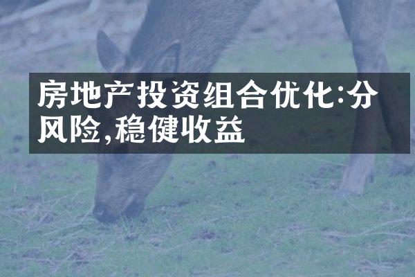 房地产投资组合优化:分散风险,稳健收益