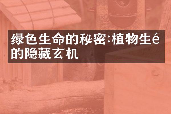 绿色生命的秘密:植物生长的隐藏玄机