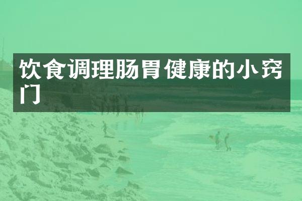 饮食调理肠胃健康的小窍门