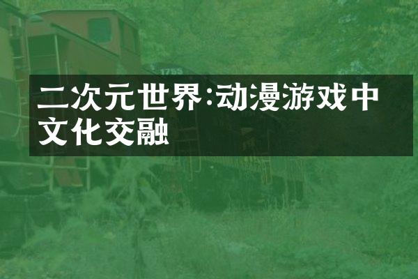 二次元世界:动漫游戏中的文化交融