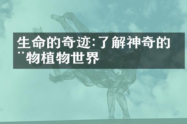 生命的奇迹:了解神奇的动物植物世界
