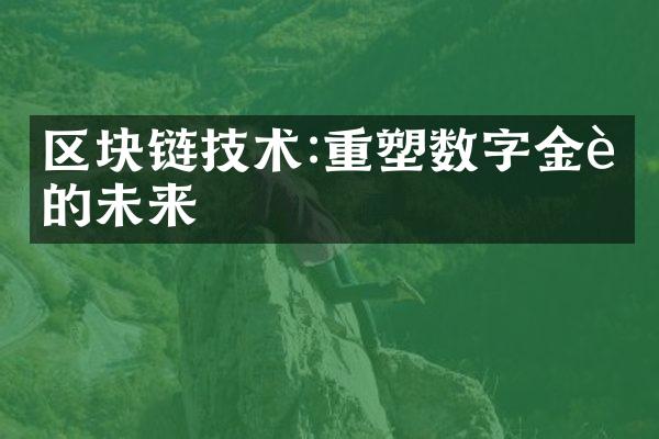 区块链技术:重塑数字金融的未来