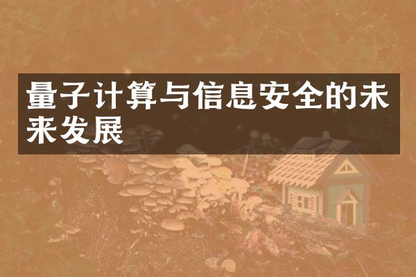 量子计算与信息安全的未来发展