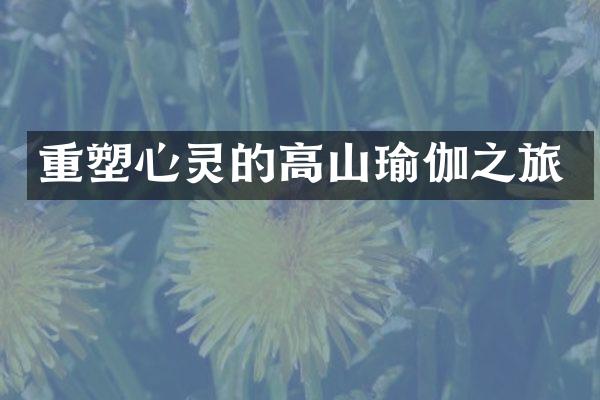 重塑心灵的高山瑜伽之旅