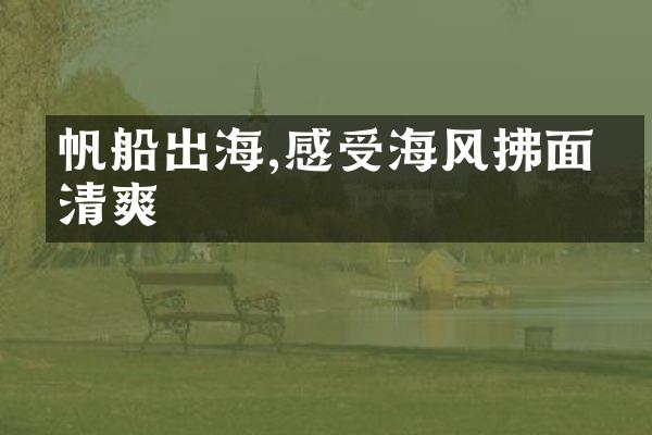帆船出海,感受海风拂面的清爽