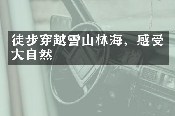 徒步穿越雪山林海，感受大自然