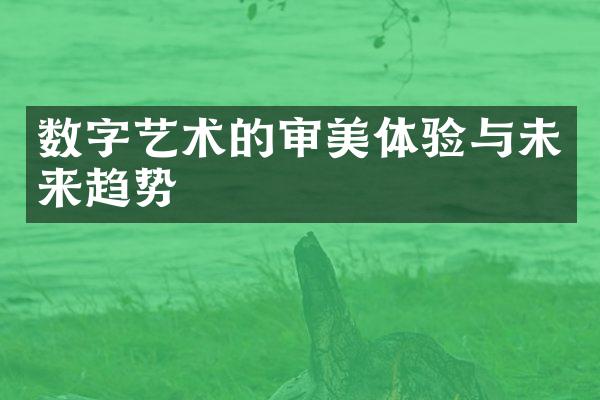 数字艺术的审美体验与未来趋势