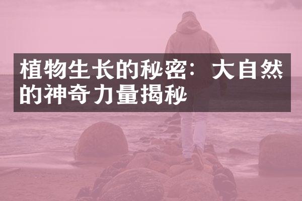 植物生长的秘密：大自然的神奇力量揭秘