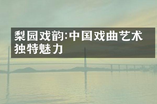 梨园戏韵:中国戏曲艺术的独特魅力