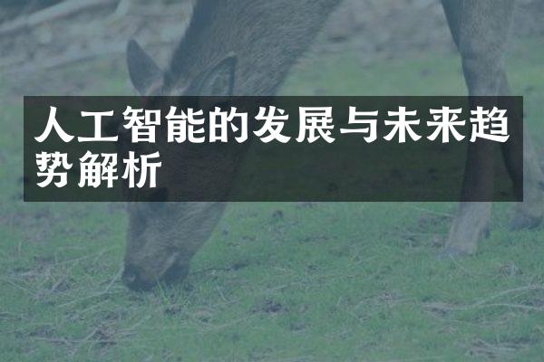 人工智能的发展与未来趋势解析
