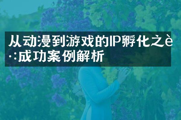 从动漫到游戏的IP孵化之路:成功案例解析