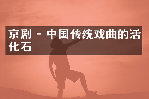 京剧 - 中国传统戏曲的活化石