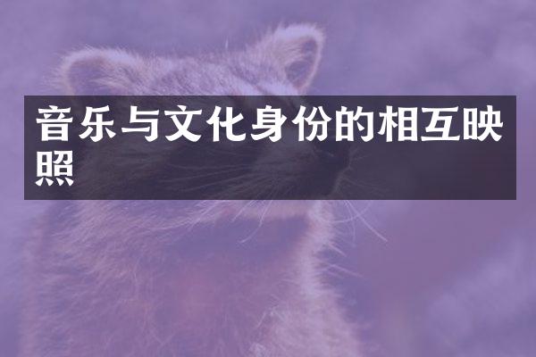 音乐与文化身份的相互映照