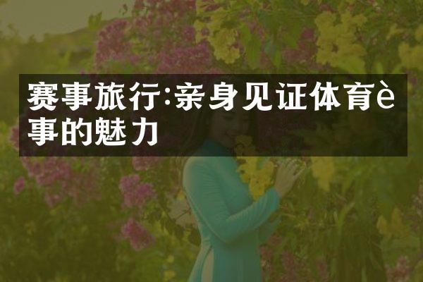 赛事旅行:亲身见证体育赛事的魅力