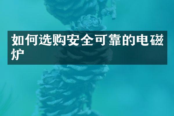 如何选购安全可靠的电磁炉