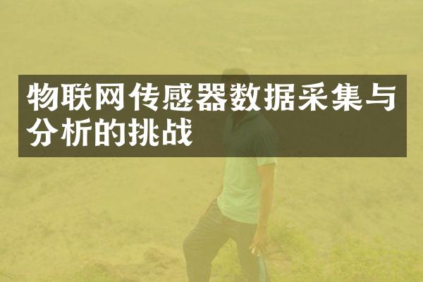 物联网传感器数据采集与分析的挑战