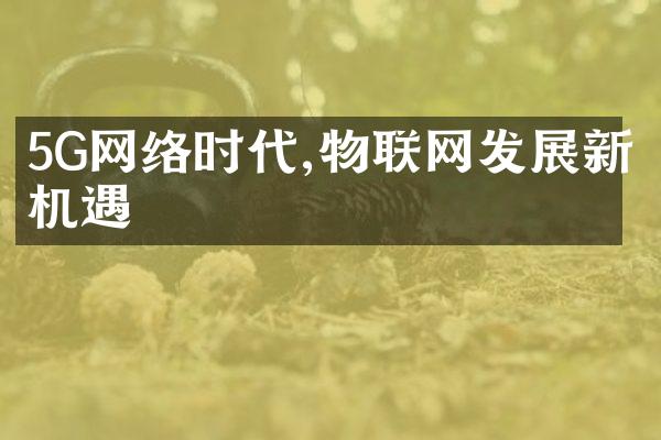 5G网络时代,物联网发展新机遇