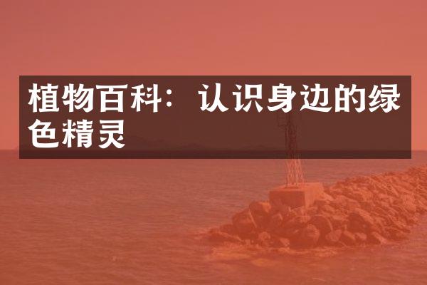 植物百科：认识身边的绿色精灵
