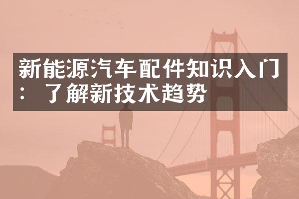 新能源汽车配件知识入门：了解新技术趋势