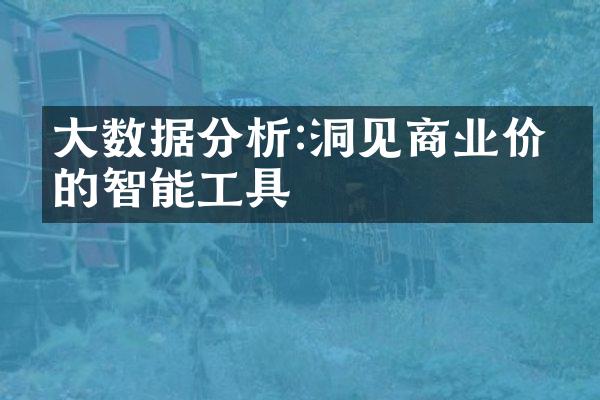 大数据分析:洞见商业价值的智能工具