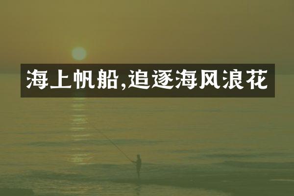 海上帆船,追逐海风浪花