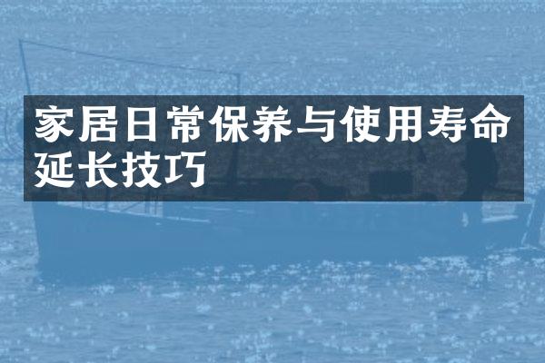 家居日常保养与使用寿命延长技巧