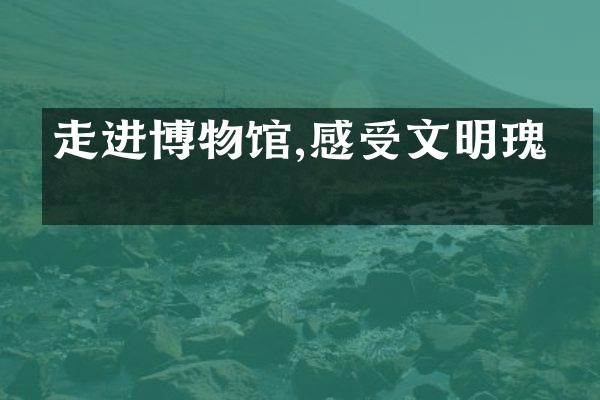 走进博物馆,感受文明瑰宝