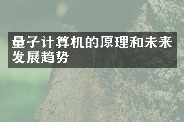 量子计算机的原理和未来发展趋势