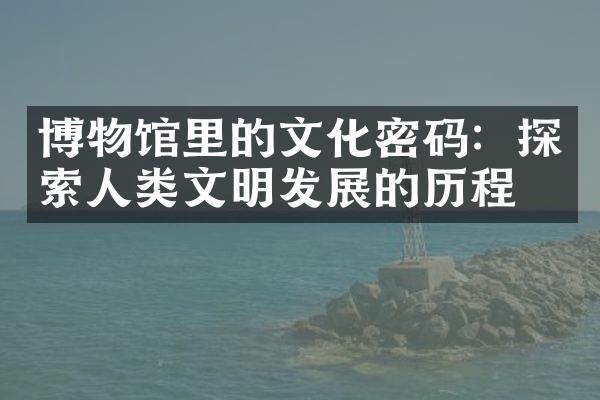 博物馆里的文化密码：探索人类文明发展的历程