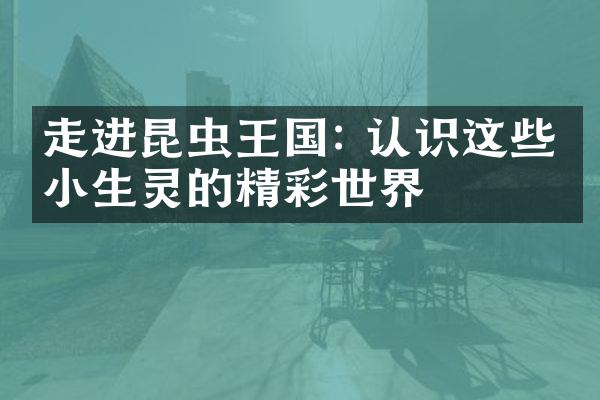 走进昆虫王国: 认识这些微小生灵的精彩世界