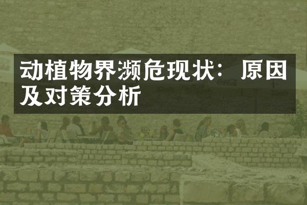 动植物界濒危现状：原因及对策分析