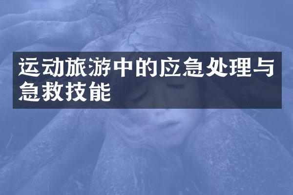 运动旅游中的应急处理与急救技能