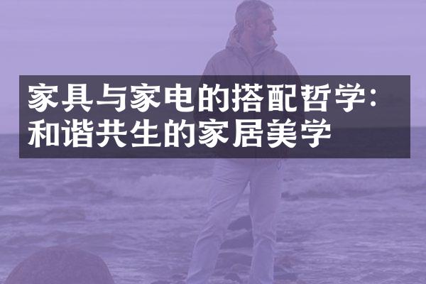 家具与家电的搭配哲学：和谐共生的家居美学