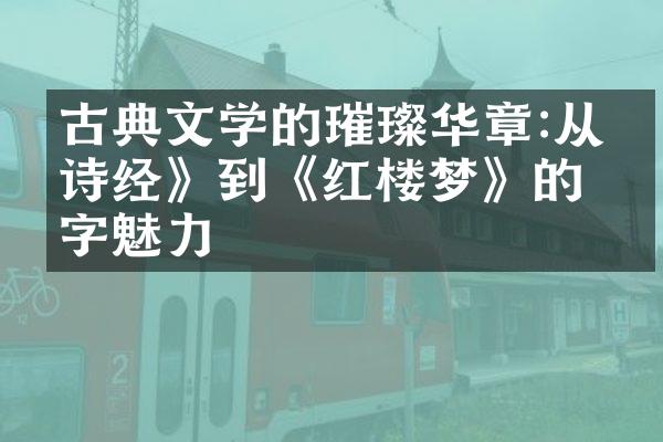 古典文学的璀璨华章:从《诗经》到《红楼梦》的文字魅力