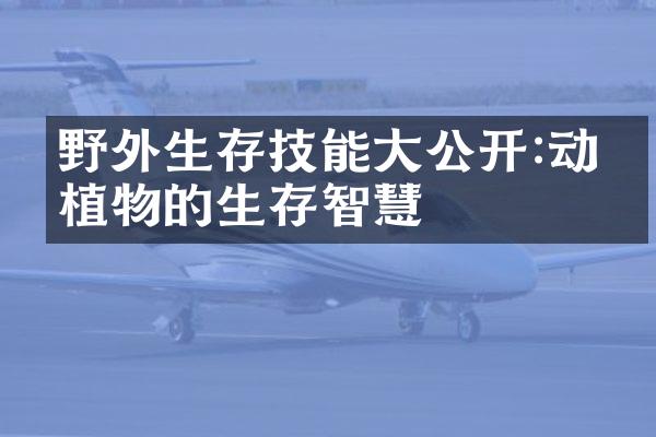 野外生存技能大公开:动物植物的生存智慧