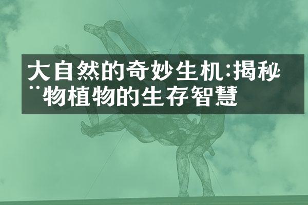 大自然的奇妙生机:揭秘动物植物的生存智慧