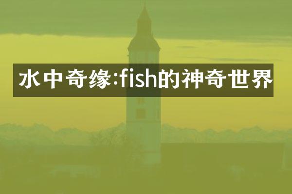 水中奇缘:fish的神奇世界