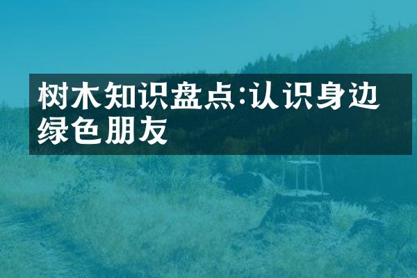树木知识盘点:认识身边的绿色朋友