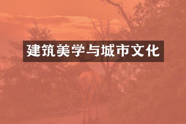 建筑美学与城市文化