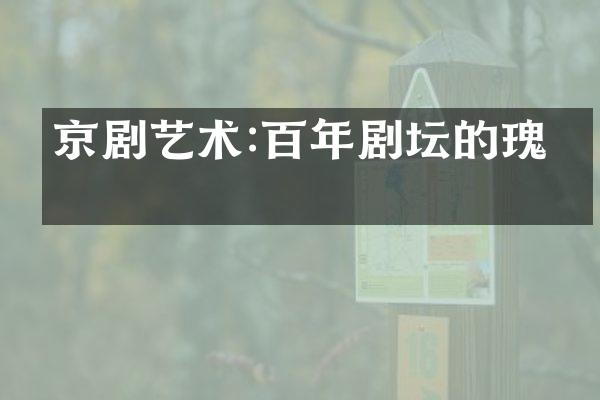 京剧艺术:百年剧坛的瑰宝
