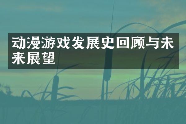 动漫游戏发展史回顾与未来展望