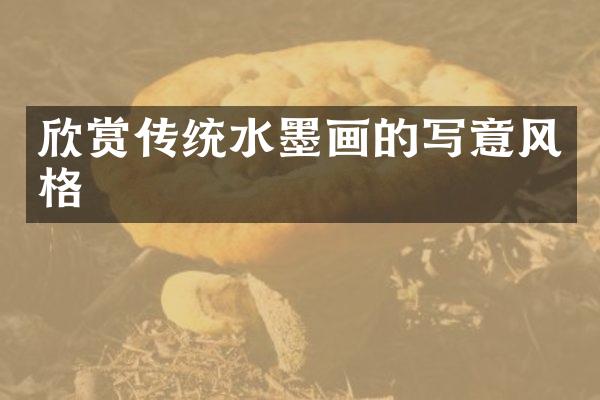 欣赏传统水墨画的写意风格