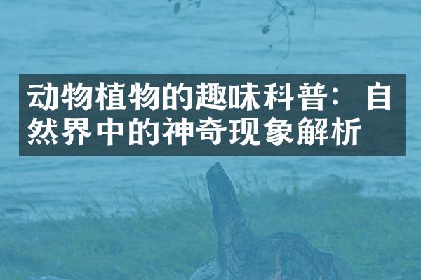 动物植物的趣味科普：自然界中的神奇现象解析