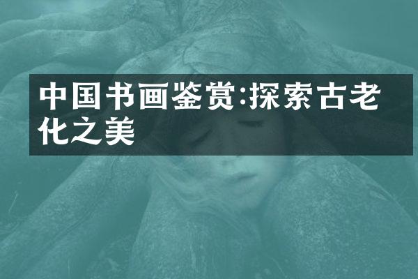 中国书画鉴赏:探索古老文化之美