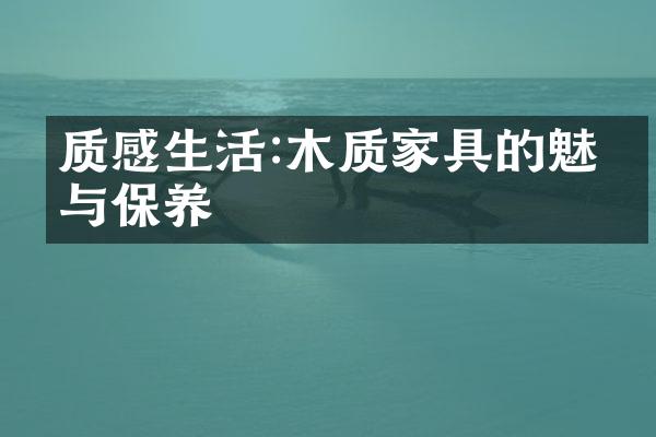 质感生活:木质家具的魅力与保养