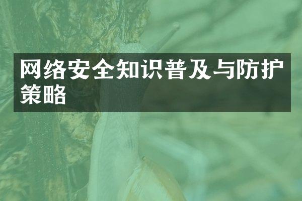 网络安全知识普及与防护策略