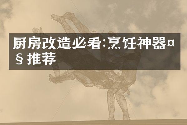厨房改造必看:烹饪神器大推荐
